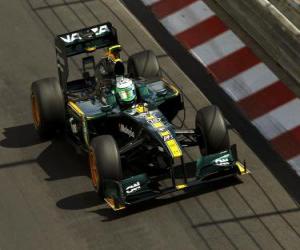 yapboz Heikki Kovalainen - Lotus - Monte-Carlo 2010